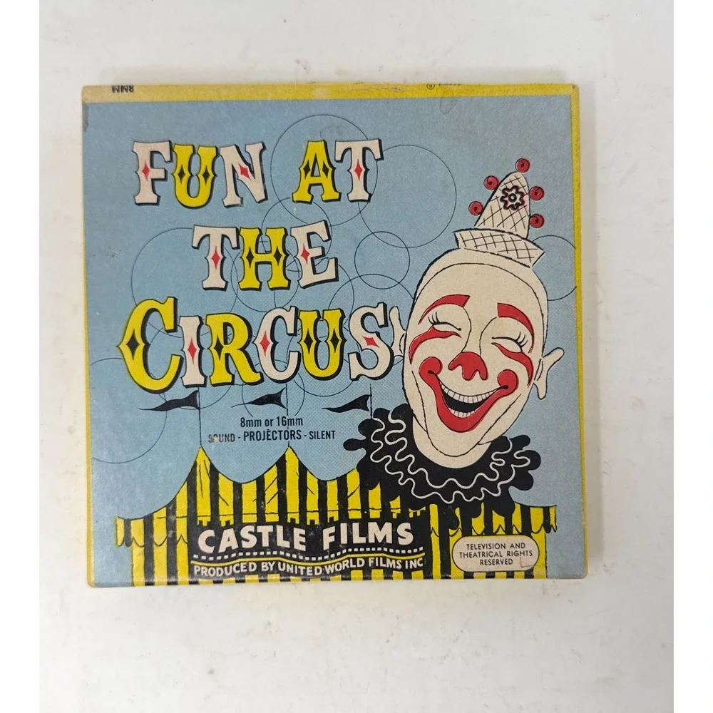 Vintage 8mm Cragstan Castle‎ Films Movie Fun At The Circus 643